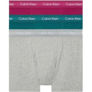 Calvin Klein Trunk (3 stuks) voor heren, Grijs gemêleerd, Chesapeake bes, juweel