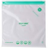 MASTRAD Stor'eat Intelligente zak, herbruikbare vacuümzakken, beschermt de voedingsstoffen, gezond koken, 10 stuks, 26 x 28 cm, 3 l