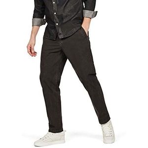 G-STAR RAW Bronson Straight Tapered Chinobroek voor heren, zwart (Raven 7937-976)