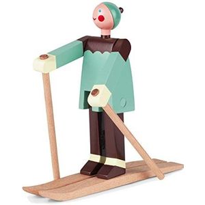 Kay Bojesen Boje skifiguren, 16 cm, houten figuren, origineel design, meerkleurig