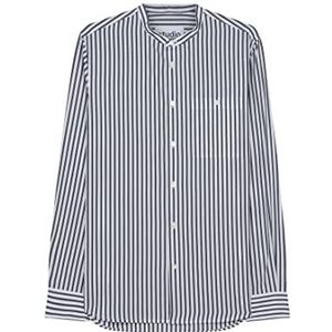 Seidensticker Shirt met lange mouwen, regular fit, uniseks, Donkerblauw