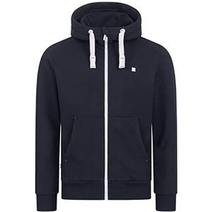 Deproc Active Finncmyk Herenjas met capuchon en ritssluiting, sweatshirt met capuchon voor heren, Navy Blauw