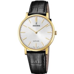 Festina Swiss Made F20016/1 horloge, zwart, armband, zwart., Armband