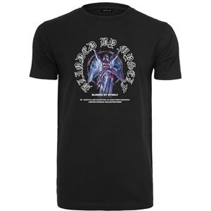 Mister Tee Mister Tee Blinded By Myself T-shirt voor heren, 100% katoen, zwart, maat XL, heren T-shirt (1 stuk), zwart.