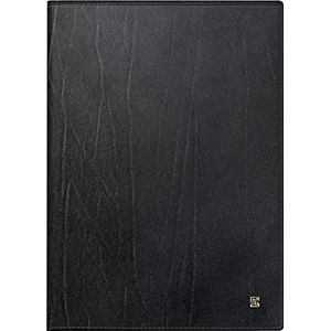 BRUNNEN Dagplanner model 765 2024, 1 pagina = 1 dag, bladgrootte 14,3 x 20,2 cm, zwart