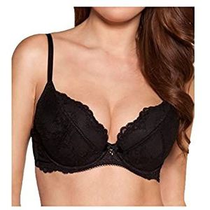 Gossard Superboost Plunge Black Lace Bra damesbeha, Zwart