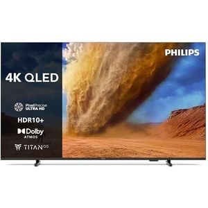 Philips 50PUS7800 4K LED Smart TV, 50 inch display met Pixel Precise Ultra HD-platform, Titan OS en Dolby Atmos-geluid, compatibel met Alexa en Google spraakassistent