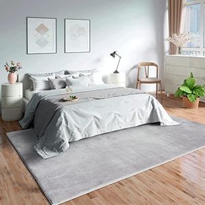 Mia´s Teppiche Olivia woonkamertapijt, 100% polyester, grijs, 80x150 cm