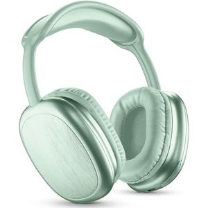 Music Sound De Around Ear headset MAXI2 Bluetooth 5.0 - Play Time 22h - Ingebouwde microfoon - Bediening op het paviljoen en verstelbare hoofdband - Groen