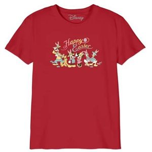 Disney Bodmickts093 T-shirt voor jongens (1 stuk), Rood