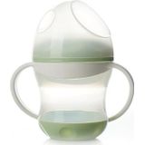 THERMOBABY - Lekvrije babybeker 180 ml met zachte siliconen tuit - Ergonomische handgrepen - Hygiënisch deksel - Gemakkelijk te reinigen