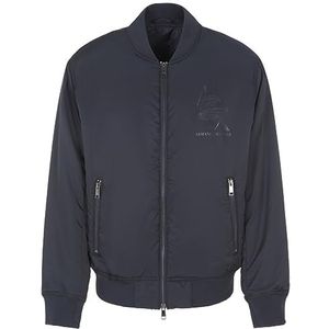Armani Exchange Durable - Eagle-logo - pofmouwen shell jas voor heren, Navy Blauw