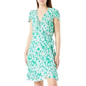 VERO MODA Vmmenny Robe courte C/S Wrap Dress WVN Ga pour femme, Limpet Shell/Aop : mette, XS