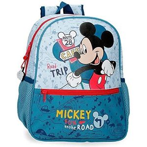 Disney Road Trip Bagage - Messenger Bag voor jongens, Blauw, schoolrugzak