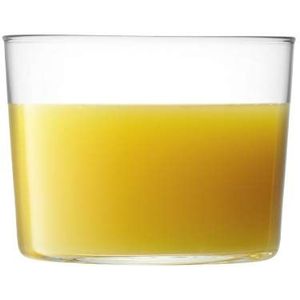 LSA International Gio Tumbler drinkglas, transparant, 220 ml, vaatwasmachinebestendig, stapelbaar