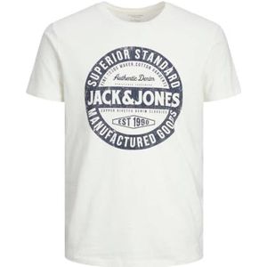JACK & JONES Jjejeans T-shirt Ss O-hals Noos 23/24 heren, Cloud Danser