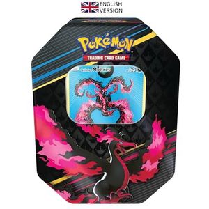 Pokémon TCG: Crown Zenith Tin - Galarische molters (1 aluminium kaart en 4 boosters)