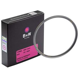 B+W 010 UV-filter en bescherming (58 mm, T-Pro, titanium afwerking, MRC Nano, 16-voudig behandeld, superdun, premium)