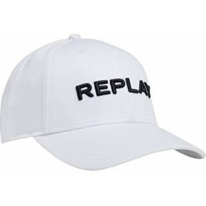 Replay Baseball Cap Unisex, wit (001 White)