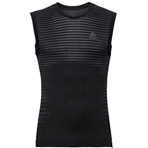 Odlo Bl Top Crew Tanktop voor heren, mouwloos, licht, zwart.