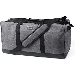FIREDOG Geurremmende sporttas, grote geurremmende tas voor reisopslag, grijs, 21,5 x 10 x 12 inch, maat L, grijs., Maat L