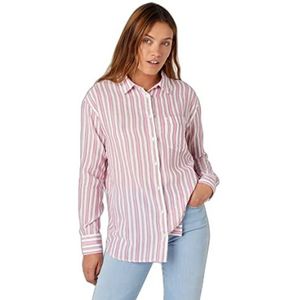 Wrangler 1 x T-shirt voor dames, Fuchsia roze