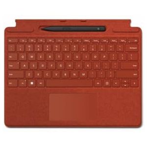 Microsoft Signature with Slim Pen 2 Rojo Cover Port QWERTY Español