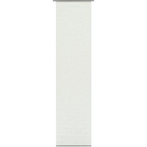 GARDINIA Japans paneel (1 stuks), ondoorzichtig, natuurlijk effect, wit, 60 x 245 cm (b x h)