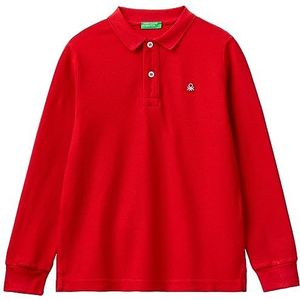 United Colors of Benetton Polo M/L 3089c300z Poloshirt voor jongens (1 stuk), Rosso 015
