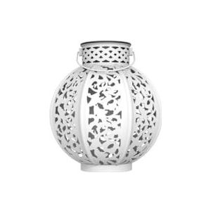 WatioWave LAMPE SOLAIRE BLANCHE VINTAGE METALLIQUE