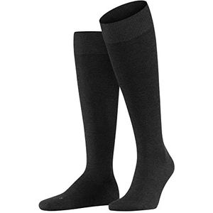 FALKE Lufthansa Travel & Comfort Energizing Wool lange sokken voor heren, ademend, klimaatregulerend, geurremmend, wol, sterke compressie, betere doorbloeding, 1 paar, Grijs (Antraciet Melange 3080)