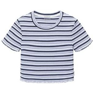 TOM TAILOR 1036129 T-shirt voor meisjes, 31687 - Navy Summer Stripe