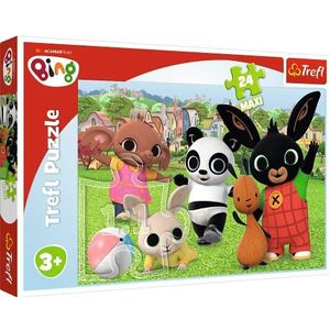 Puzzel Bing Fun In The Park (24 Maxi Stukjes) - Kleurrijk en Geschikt voor Kinderen vanaf 3 jaar