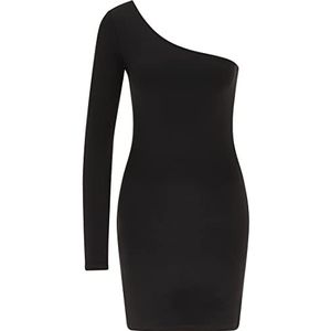 faina Stretch damesjurk, SCHWARZ