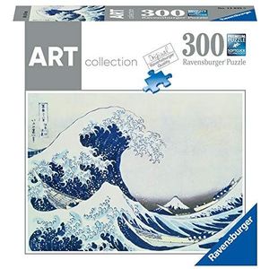 Ravensburger - Puzzel voor volwassenen – verzamelkunst 300p – De grote golf van Kanagawa – Hokusai – volwassenen en kinderen vanaf 14 jaar – premium puzzel – 14845