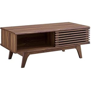 Modway Mid-Century Moderne salontafel van walnoot, 109 cm