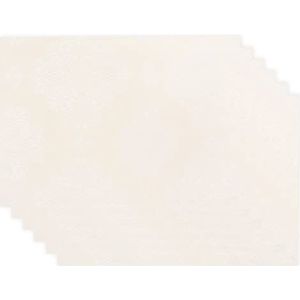 Deco Mex HZ20072043345 Placemat Debrah, 33 x 45 cm, 6 stuks, ivoorkleurig