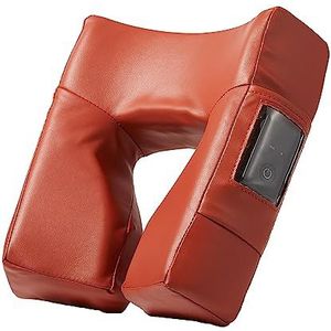 Master Massage ErgonomicDream MusicMaster Coussin de visage en forme de corne de nez avec mousse à mémoire de forme et haut-parleur Hi-Fi Bluetooth AUX pour table de massage, banc de massage, cannelle