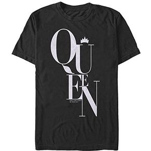 Disney Villains Heren T-Shirt Queen Young Short Sleeve Black, L, Zwart, L, SCHWARZ