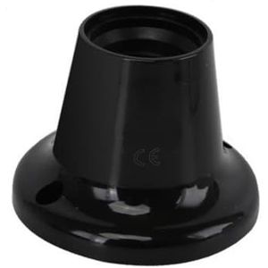 Kunststof fitting E27, zwart