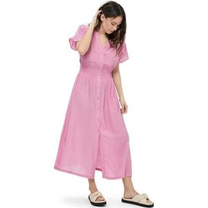 Peppercorn Nabatanzi Midi-jurk voor dames, 0432 Shocking Pink