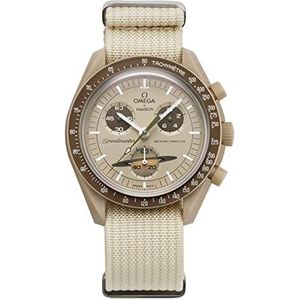 Stanchev 20 mm horlogeband nylon reserveband voor Omega X Swatch MoonSwatch Rolex Watch Seiko
