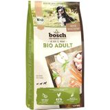 Bosch HPC BIO Volwassenen kip en appel, droogvoer voor volwassen honden van alle rassen, 100% landbouwgrondstoffen uit gecontroleerde biologische teelt, 1 x 11,5 kg