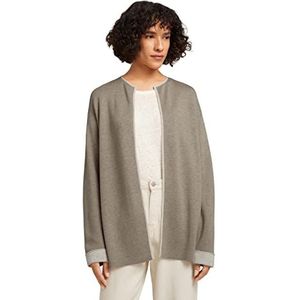 TOM TAILOR Cardigan voor dames, 27834 - Oyster Grey Melange