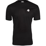 Gorilla Wear - Fargo T-shirt - zwart - bodybuilding sport dagelijks gebruik, vrije tijd met logo-print, licht en comfortabel voor optimale beweging, van polyester, zwart.
