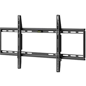 Tv muurbeugel voor 43-100 inch schermen - Basic - Vast - Tot 75kg - Zwart