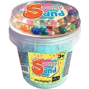 Nice Group Spongy zand, 1 stuks, kleurrijk met glitter, parels of glitter, Eén maat, 91000