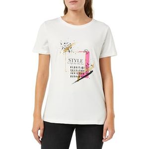 Cross T-Shirt Femme 56042 Ecru, L, ecru, L