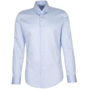 Seidensticker Zakelijk overhemd voor heren, blauw, maat 52, blauw, 44, Blauw, 44