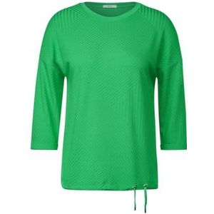 Cecil T-shirt à manches 3/4 pour femme, Celery Green, L